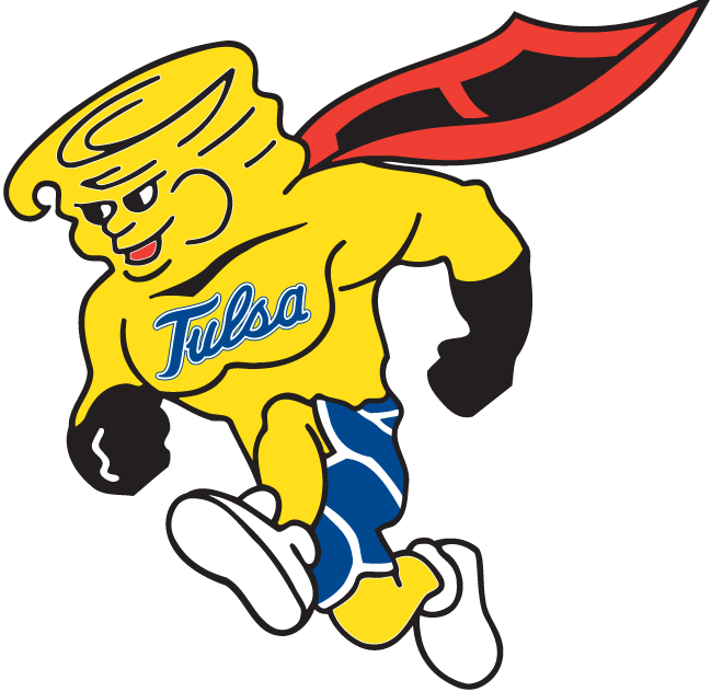 Tulsa Golden Hurricane 2000-2008 Mascot Logo iron on paper